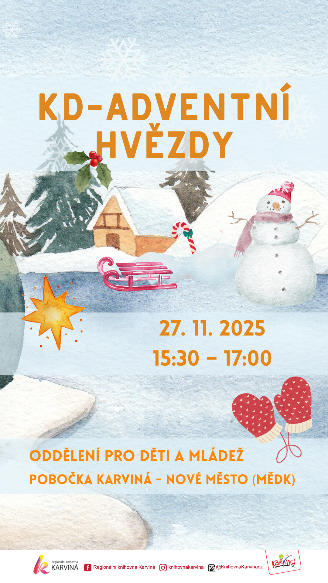 Knihomolická dílnička – Adventní hvězdy
